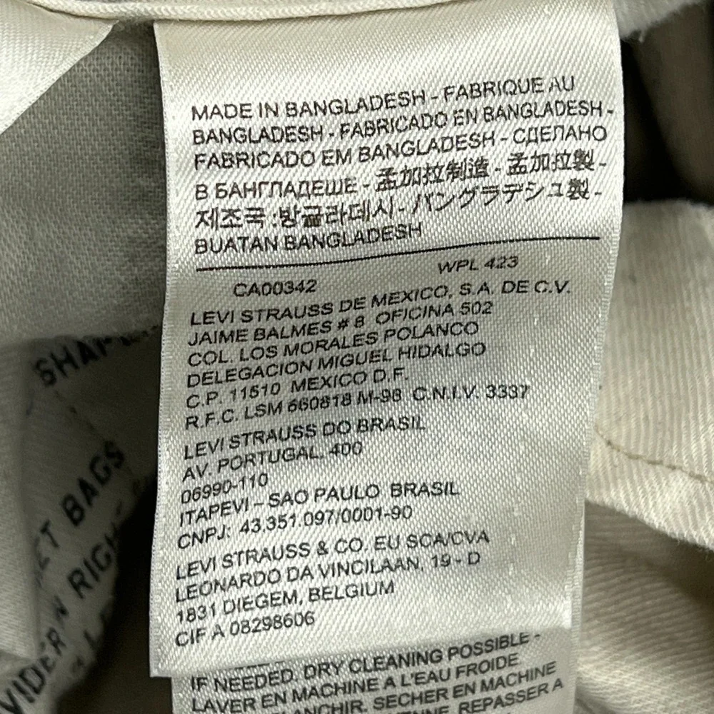 Levi's Ace Cargo I Pants Men's 32x30* Camo Twill Spec White Tab Relaxed 12462‎
